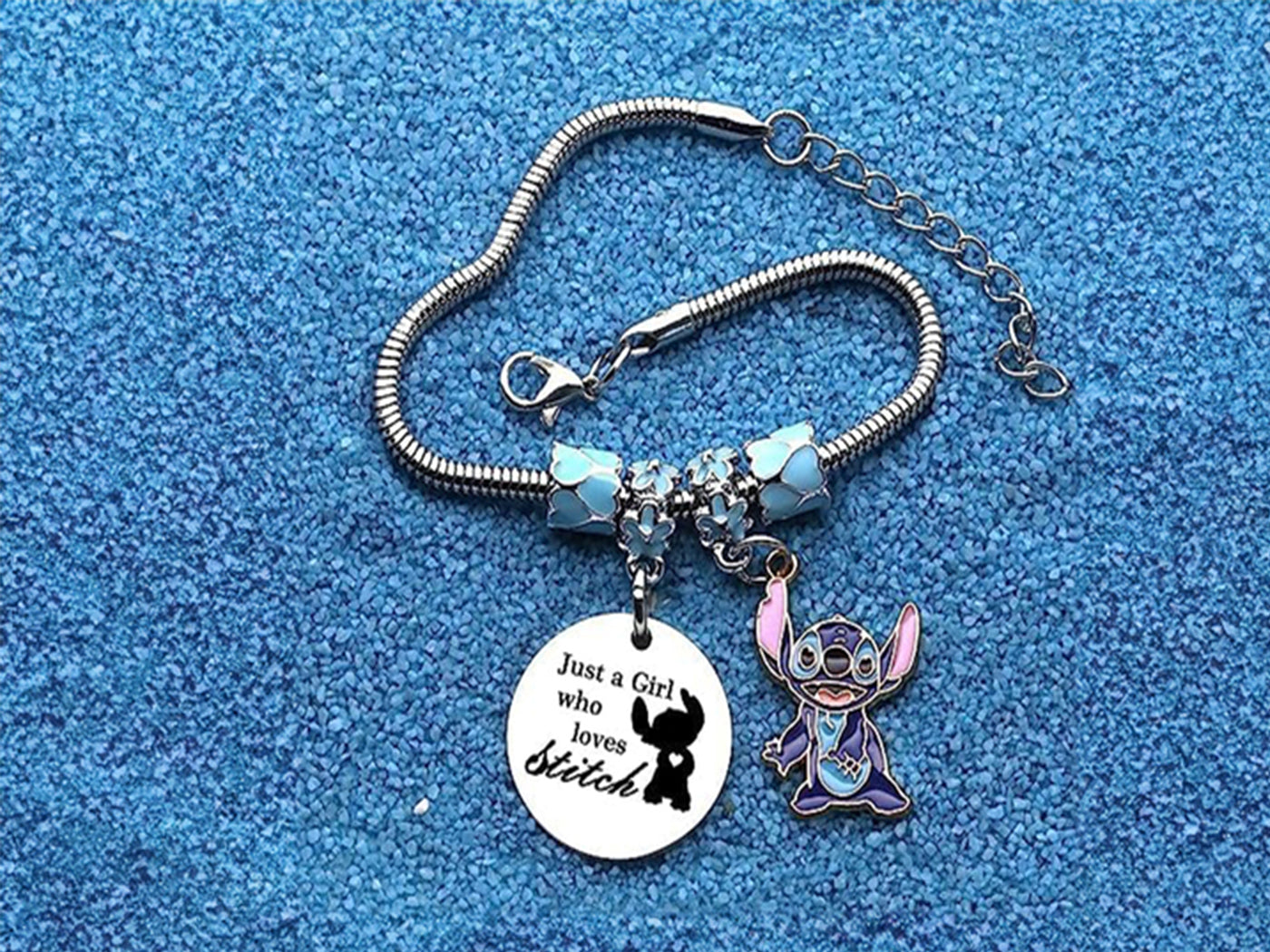 Adjustable Lilo & Stitch Inspired Bracelet