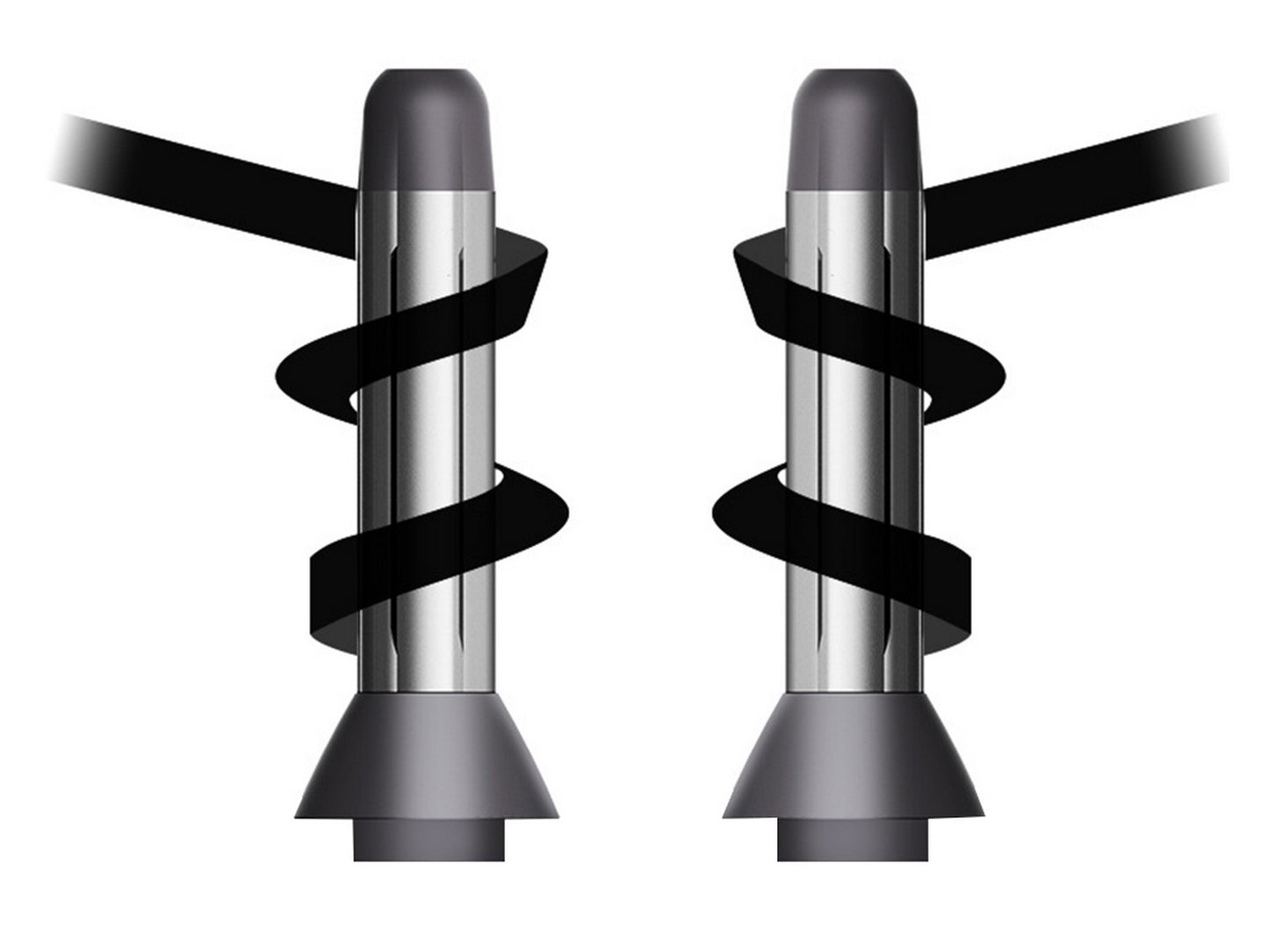 Hair Dryer Attachment for Self-Curling Compatible with Dyson Hair Dryer HD01 HD02 HD03 HD04 HD08