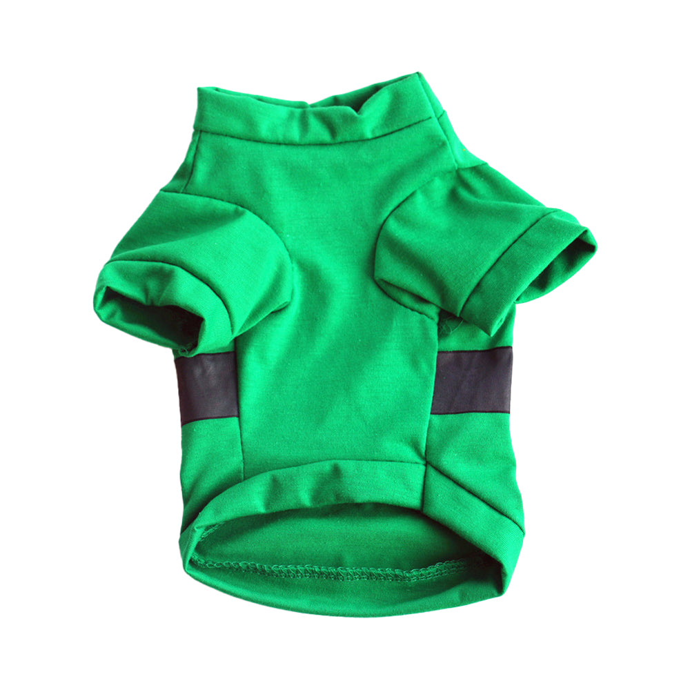 3Pcs Dog Cat Christmas T-Shirt Clothes Vest Puppy Pet Apparel Costume Coat Jacket-Red Belt and Green Belt and Candy Cane