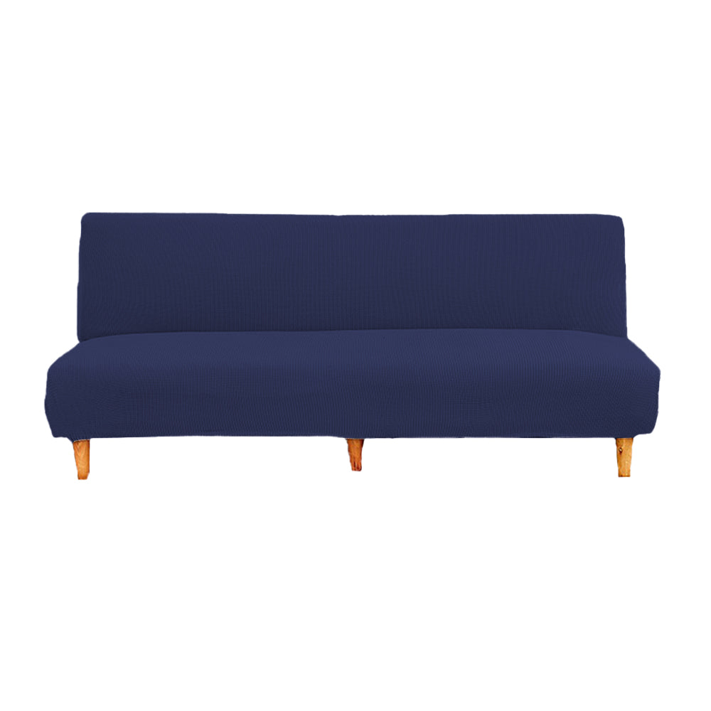 Armless Couch Cover Stretch Sofa Cover with Elastic Bottom