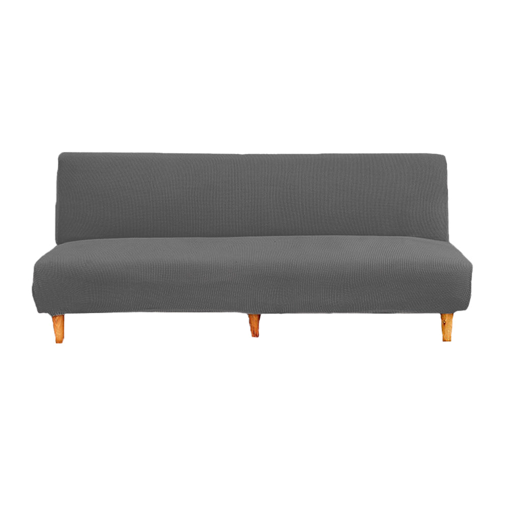 Armless Couch Cover Stretch Sofa Cover with Elastic Bottom
