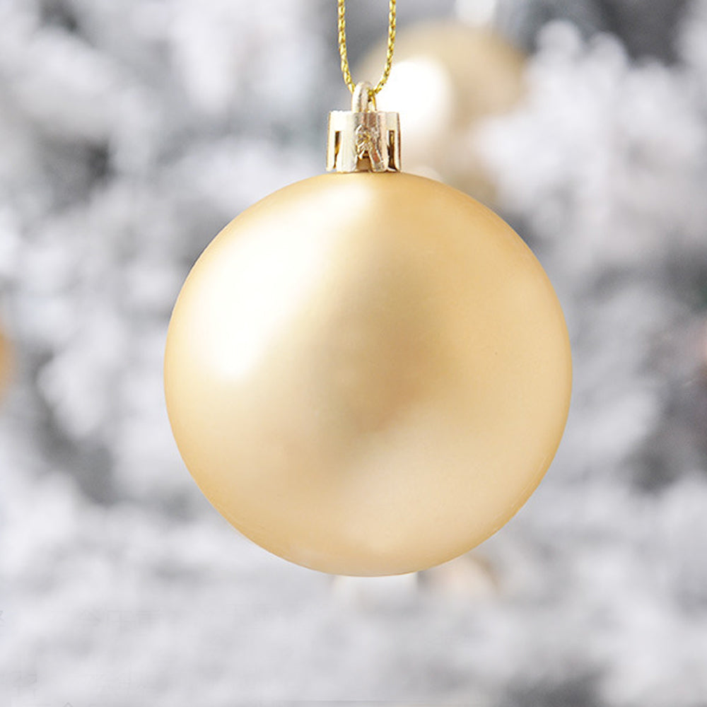 Christmas Ball Ornaments Christmas Tree Decoration-Red and Gold