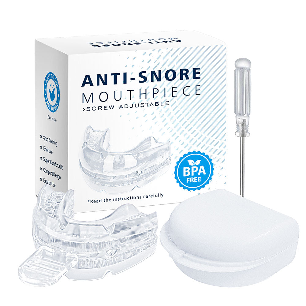 2Pcs Adjustable Anti-Snoring Aid Device Dream Hero Mouth Guard for Teeth Grinding