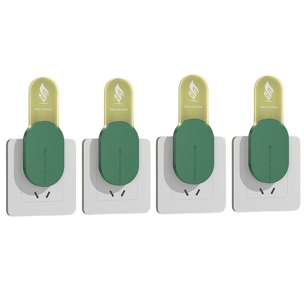 4Pcs Indoor Ultrasonic Mosquito Repeller with Night Light USB Powered Insect Repellent Plug