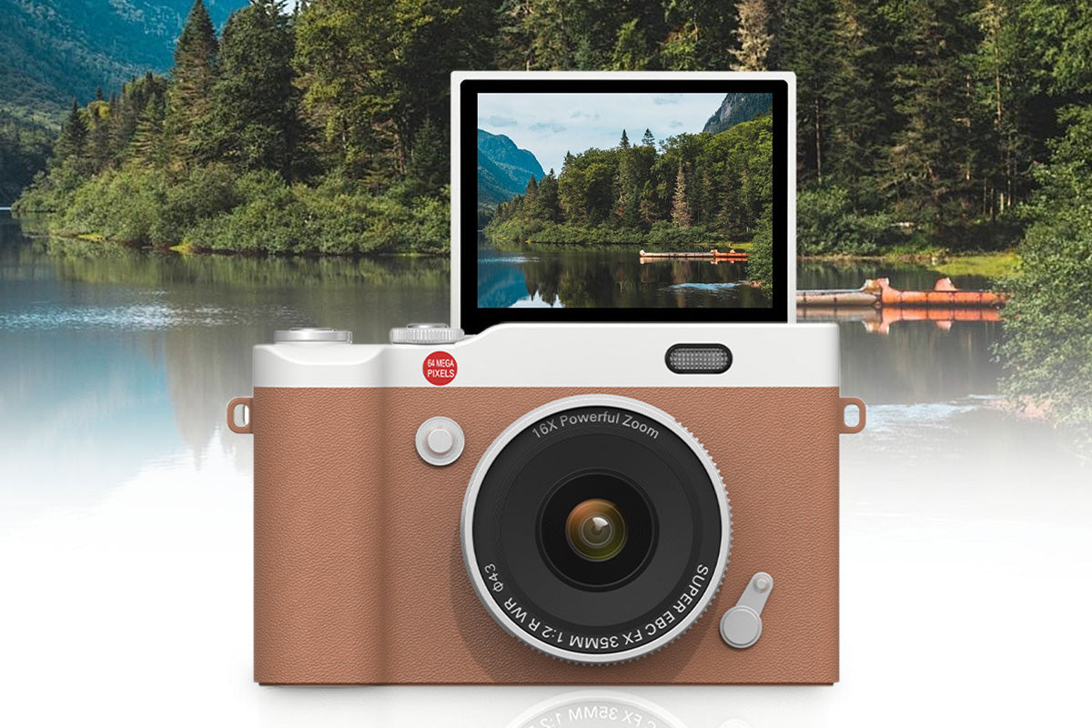 4K Digital Camera for Photography and Vlogging 64MP Compact Autofocus