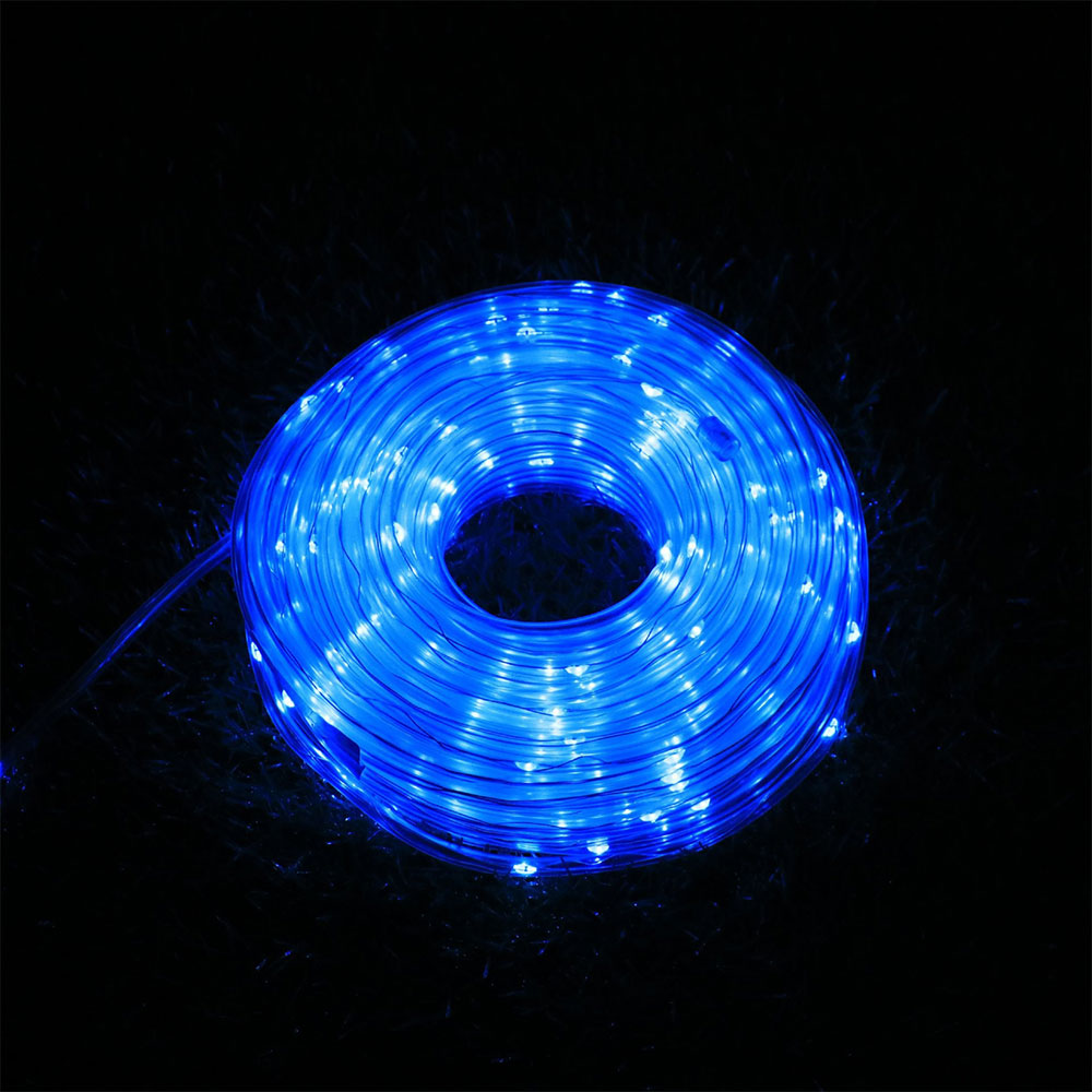12m 100 LED Solar Rope Lights with 8 Modes for Parties and Weddings