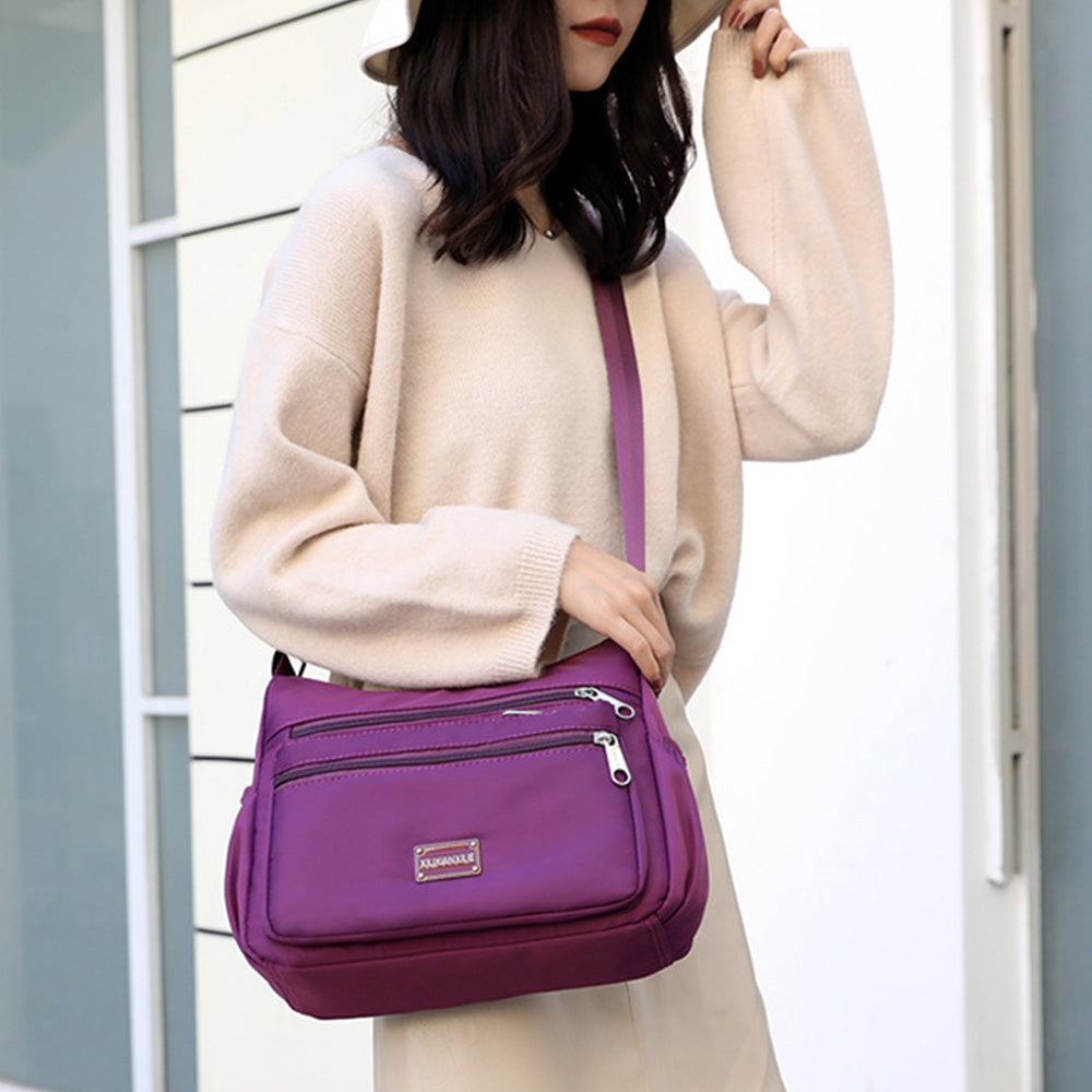 Women Shoulder Handbag Roomy Multiple Pockets Bag Ladies Crossbody Purse