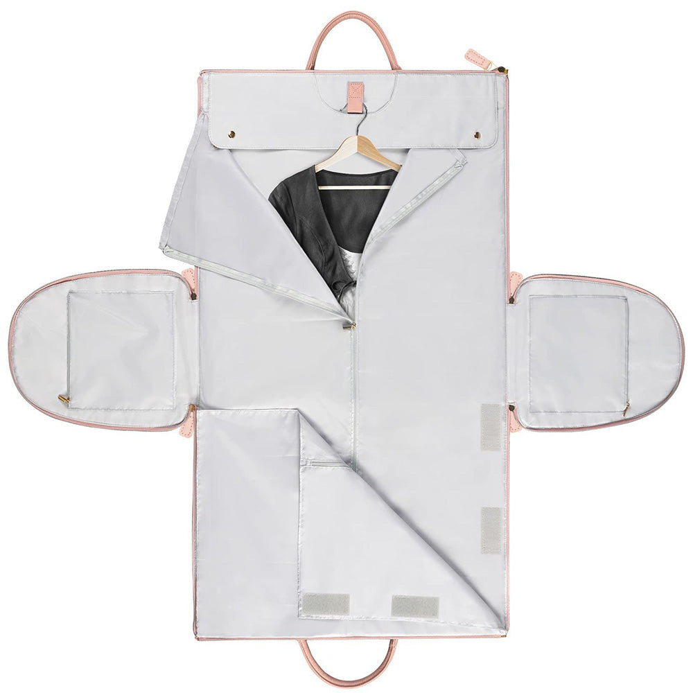 Water-Resistant Garment Duffle Bag Duffle Bag PU Leather Travel Bag