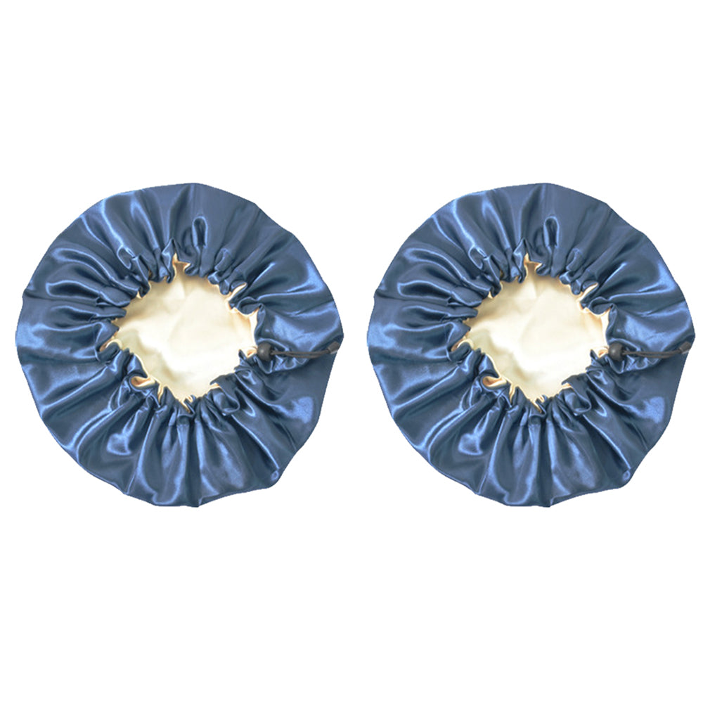 Women Double Layer Satin Silk Sleep Hat Hair Care Sleeping Bonnet Night Cap