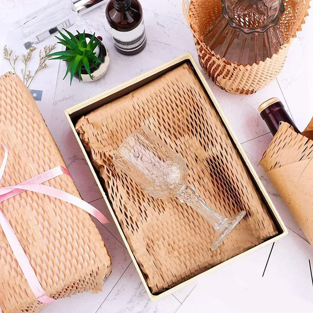 Honeycomb Anti-Collision Packing Paper