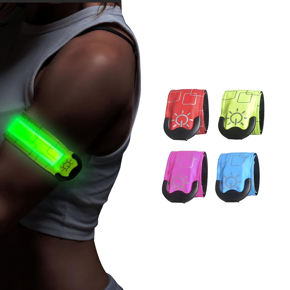 Reflective LED Light Armband Safety Belt Night Running Cycling Arm Band