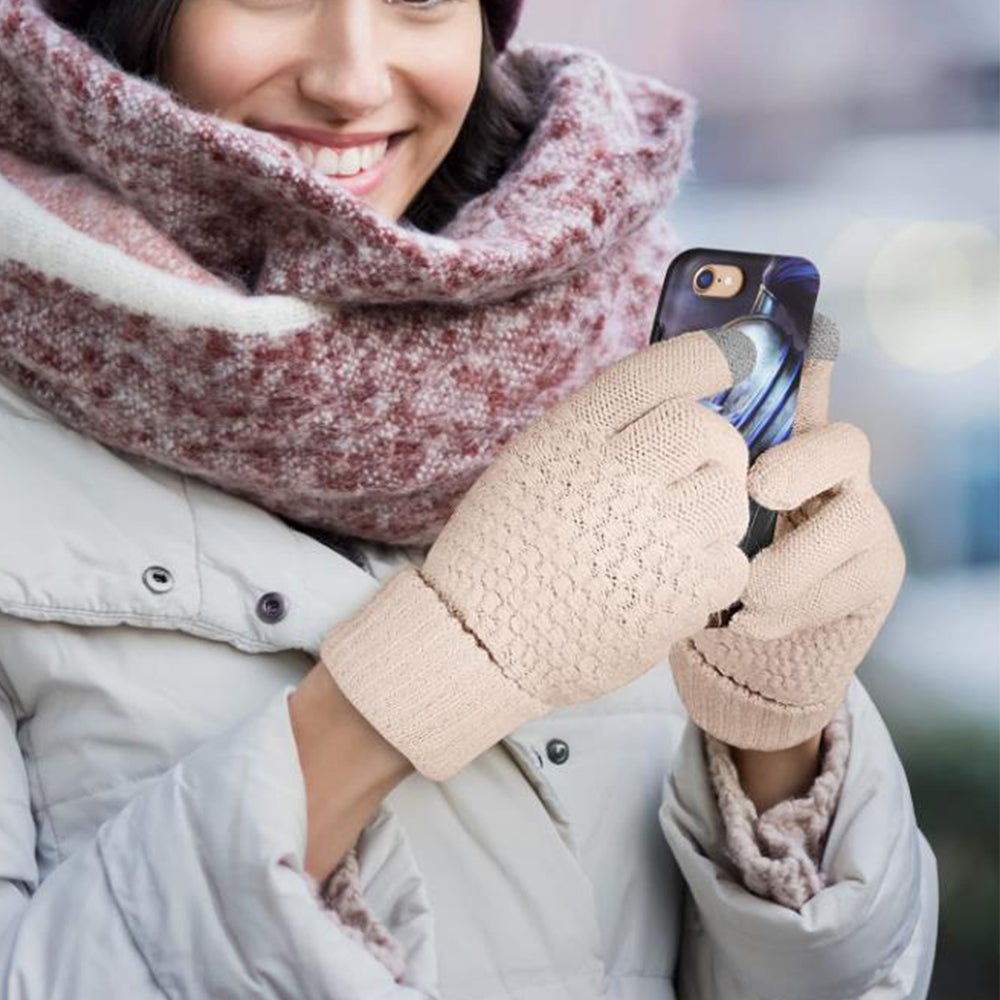 Winter Touchscreen Knitted Warm Gloves
