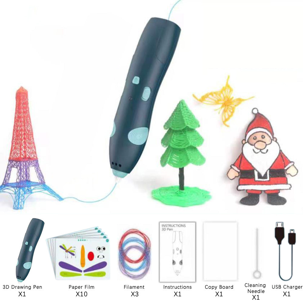 3D Printing Pen Set Doodle Printer Drawing for Kids