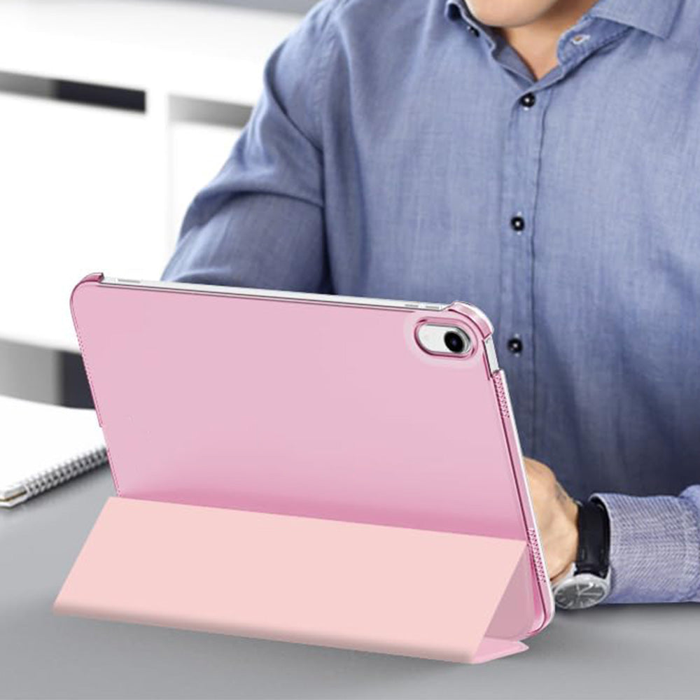 Compatible Case for iPad 10th 11th Gen A16 Tri-Fold Smart Cover Auto Wake Sleep