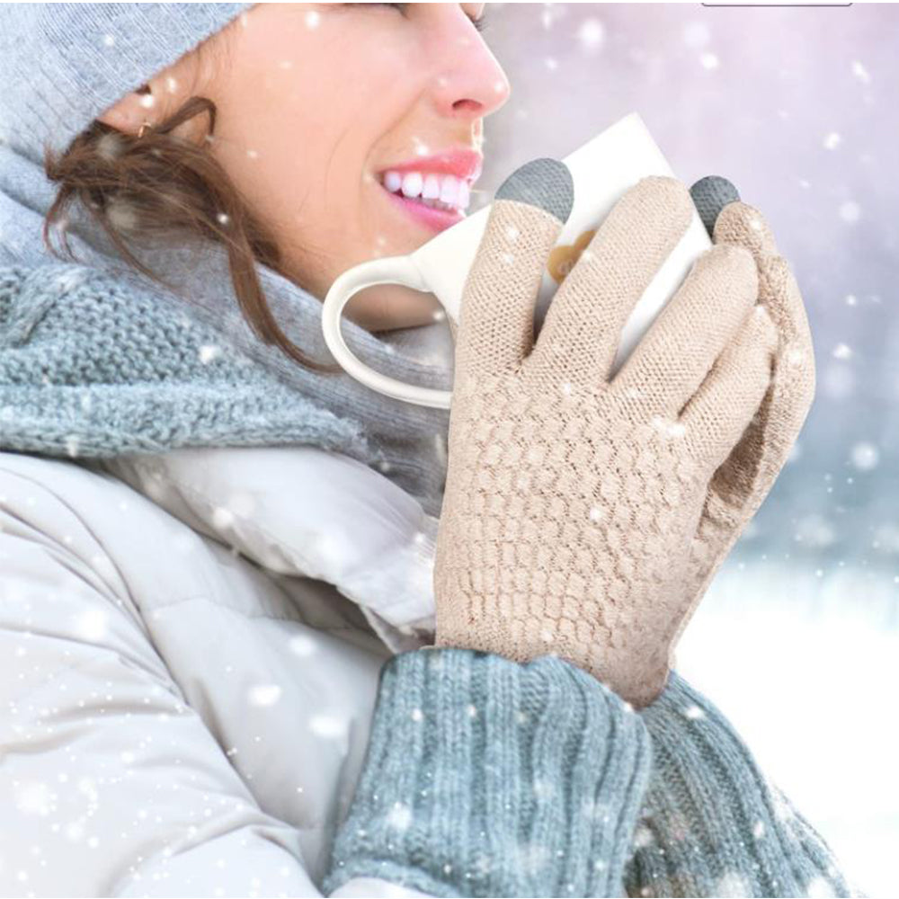 Winter Touchscreen Knitted Warm Gloves