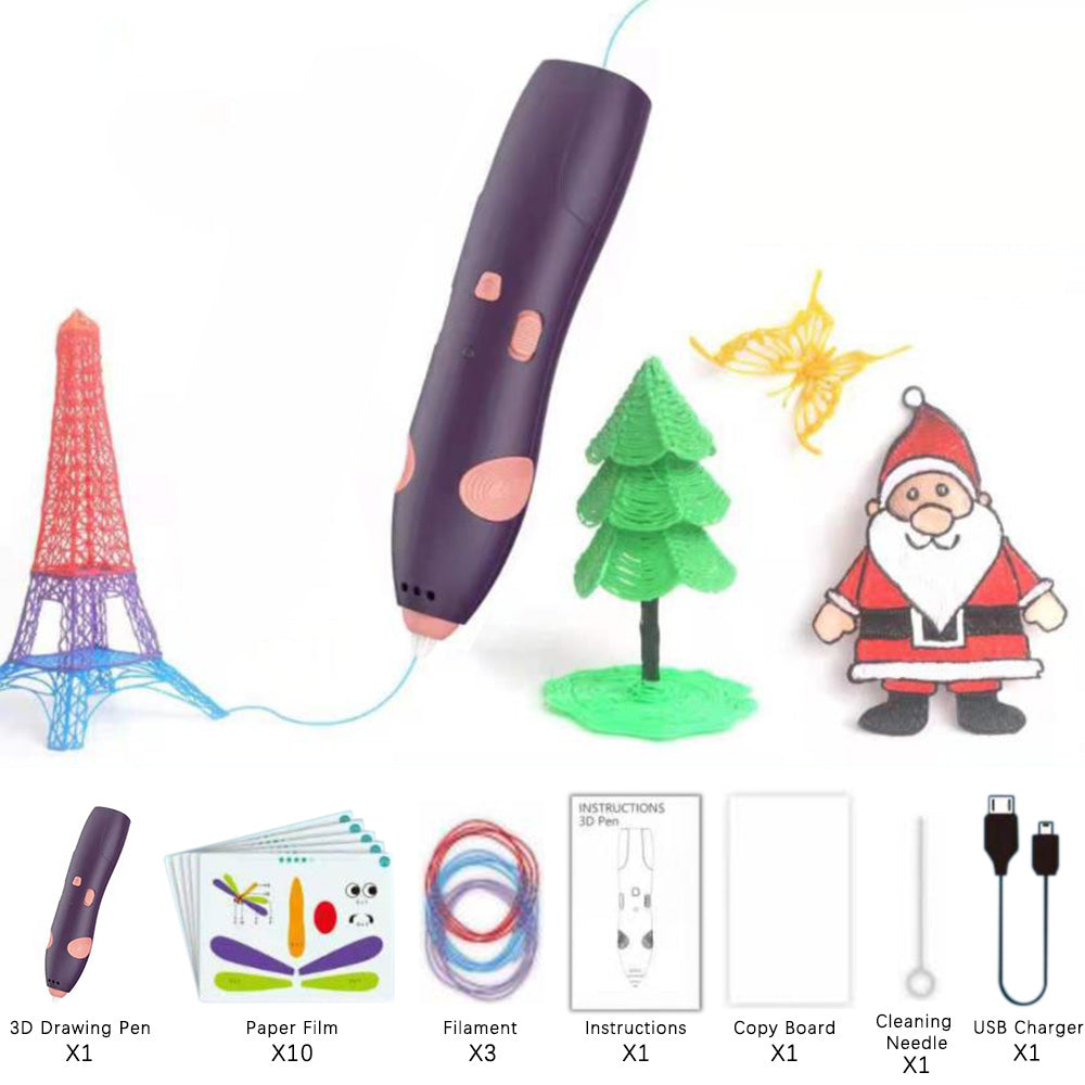 3D Printing Pen Set Doodle Printer Drawing for Kids