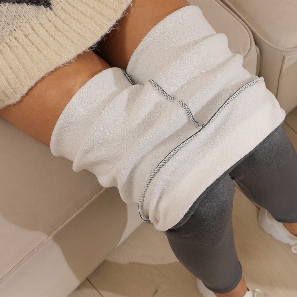 Women Lined Stretchy Thick Warm High Waist Leggings