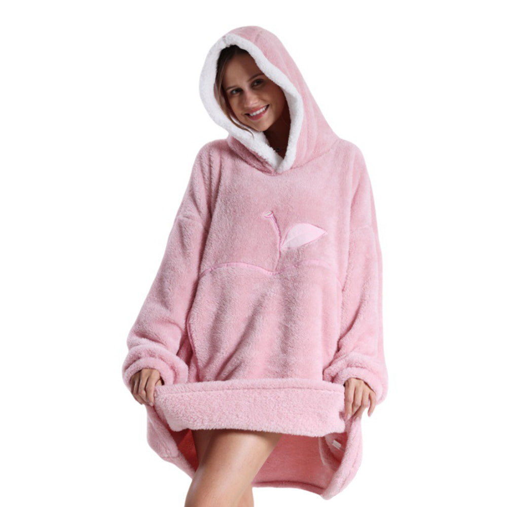 Unisex Hoodie Blanket Hooded Oversized Wearable Throw Blanket
