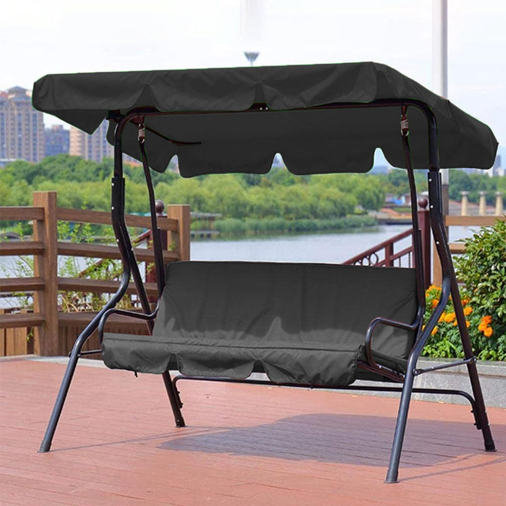 Waterproof Swing Canopy Replacement Swing Seat Sun Shade Cover with Seat Cover