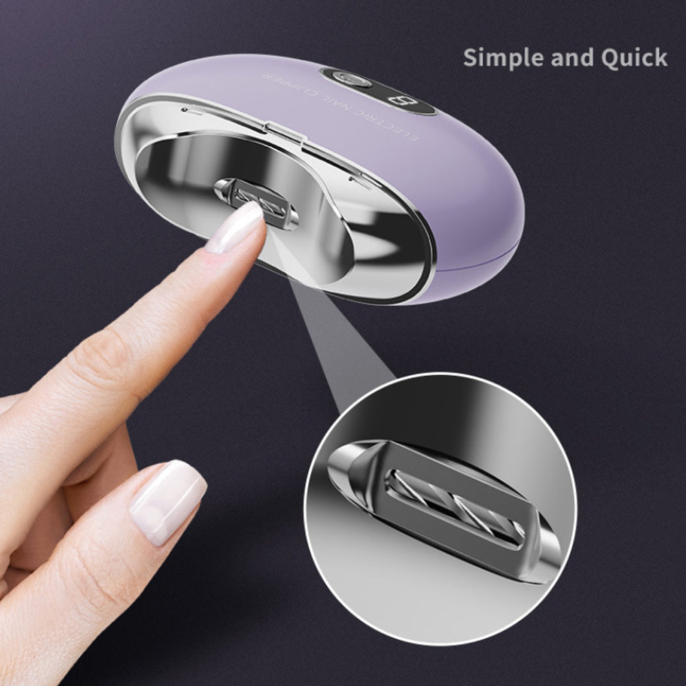 USB Rechargeable Nail Clippers for Manicure Home Use