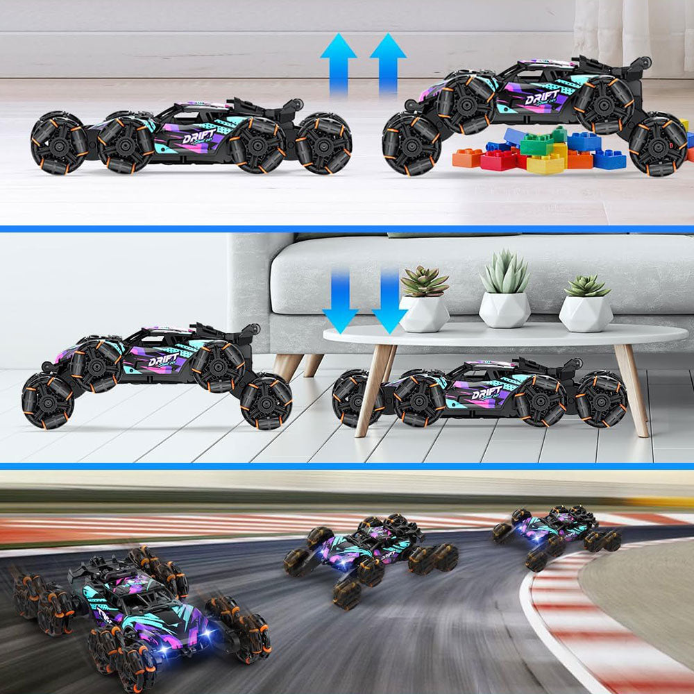 8 Wheels Stunt Car with Spray 360 Degree Hand Gesture Sensing RC Off Road Toy