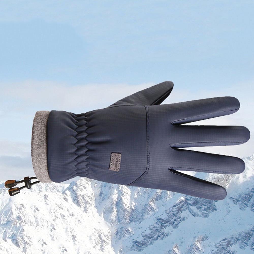 Winter Water Repellent Ski Snow Warm Gloves with Touchscreen Fingers
