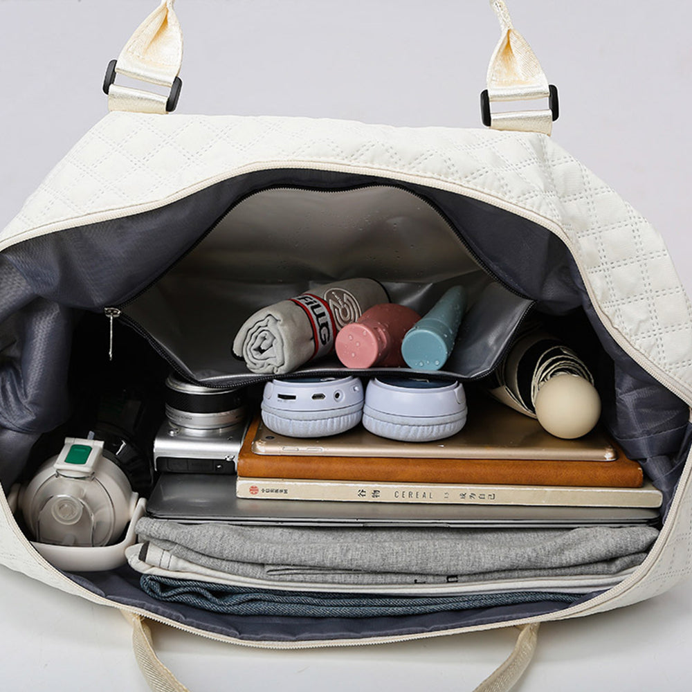 Travel Duffel Bag with Shoe Compartment