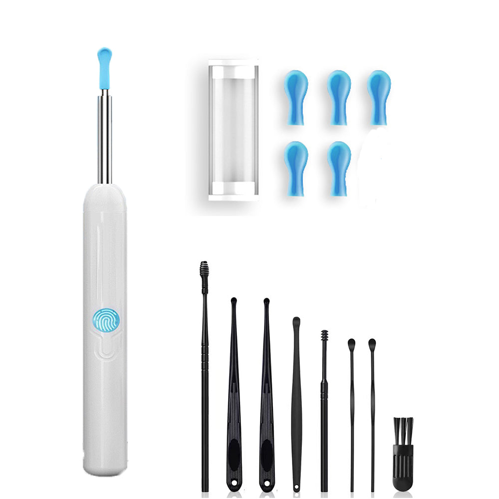 Wireless Ear Wax Removal Visual Ear Pick 6 LED Endoscope Otoscope with 8 Handheld Ear Sets