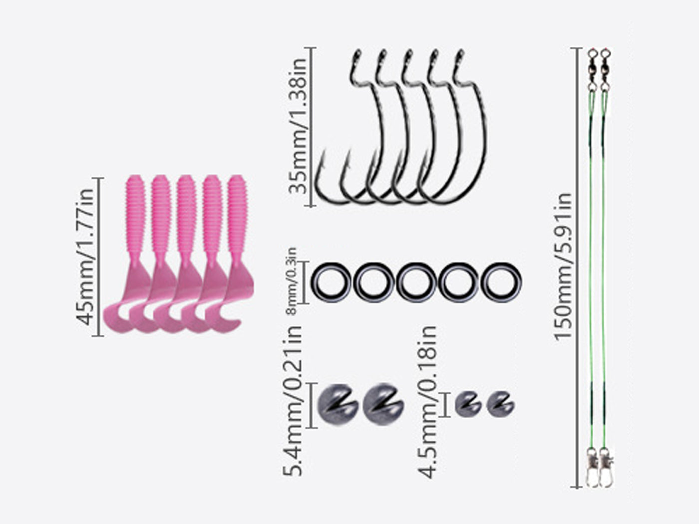 Fishing Lure Tackle Bait Kit