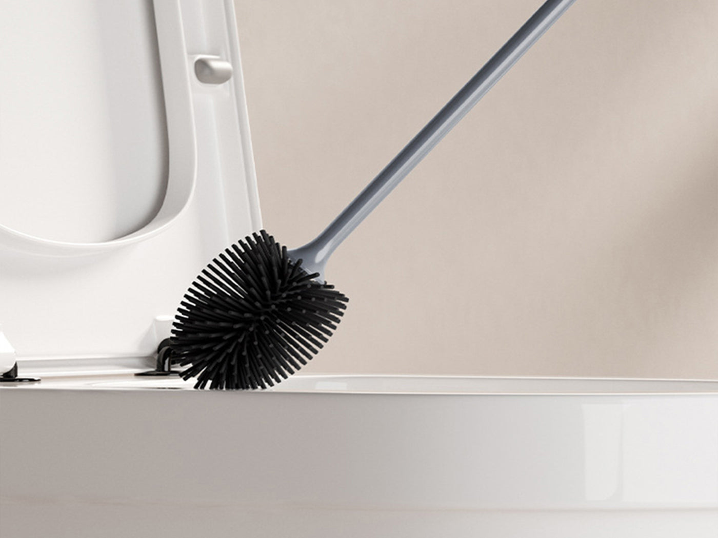 Toilet Brush with Quick Drying Holder
