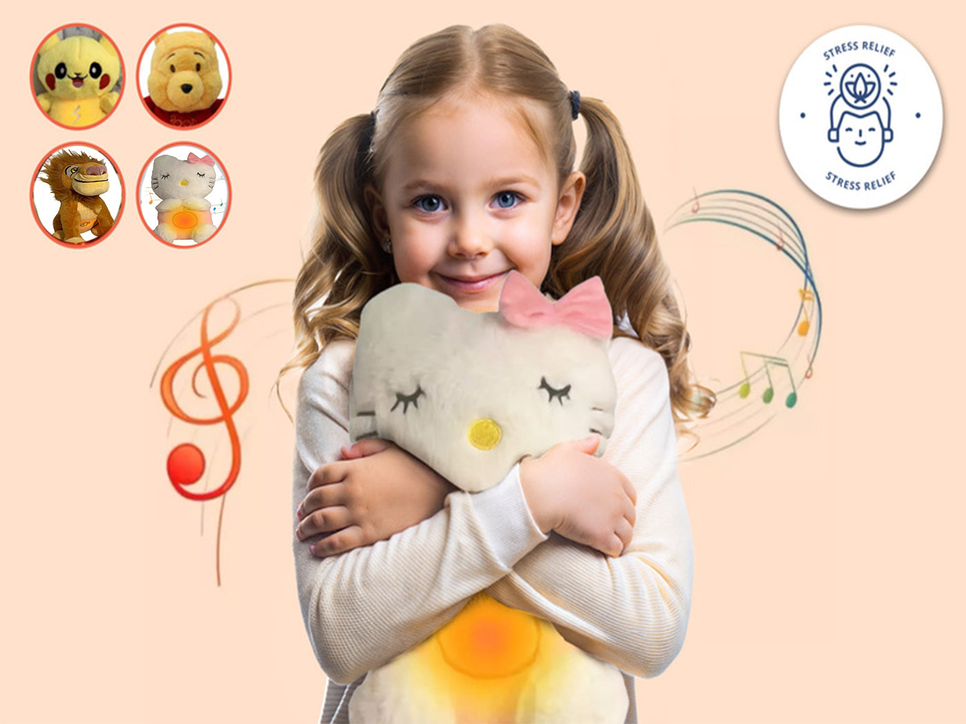 Cartoon Characters Inpired Breathing Stress Relief Toy