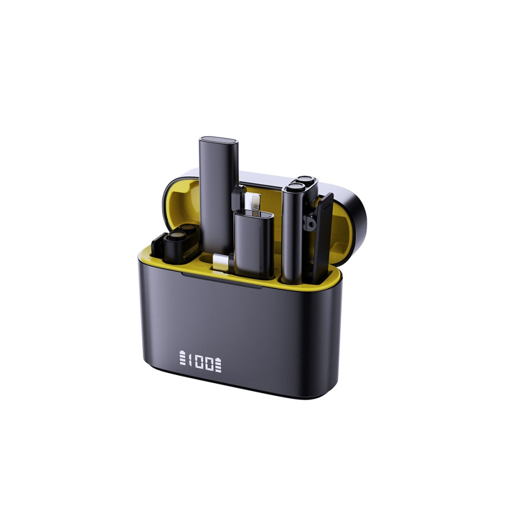 Wireless Microphone for iPhone Android Lav Mic Noise Reduction for Video Recording Vlog