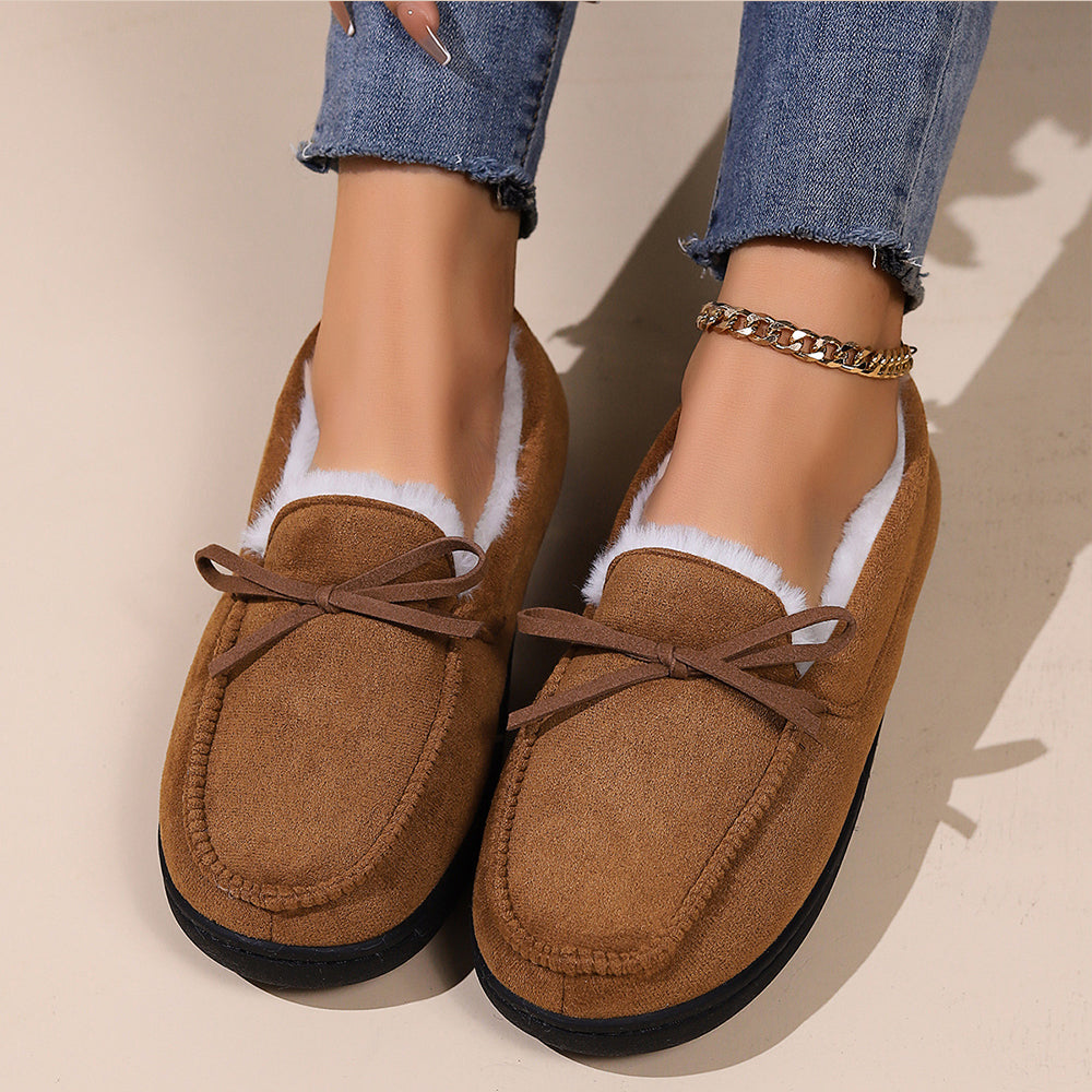 Women's Winter Warm Synthetic Fleece Slipper