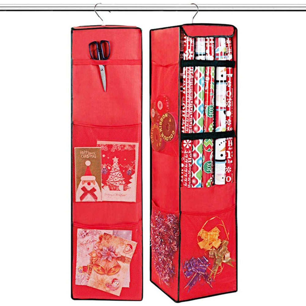 Hanging Wrap Organizer Wrapping Paper Storage Hanging Storage Bag