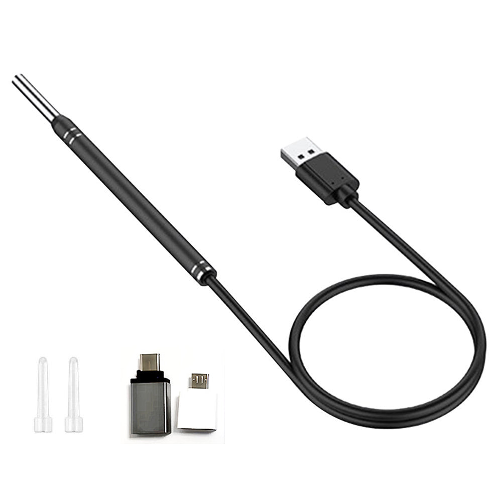 Visual Ear Cleaner Ear Stick Endoscope Earpick Camera Otoscope with 6 LED Lights