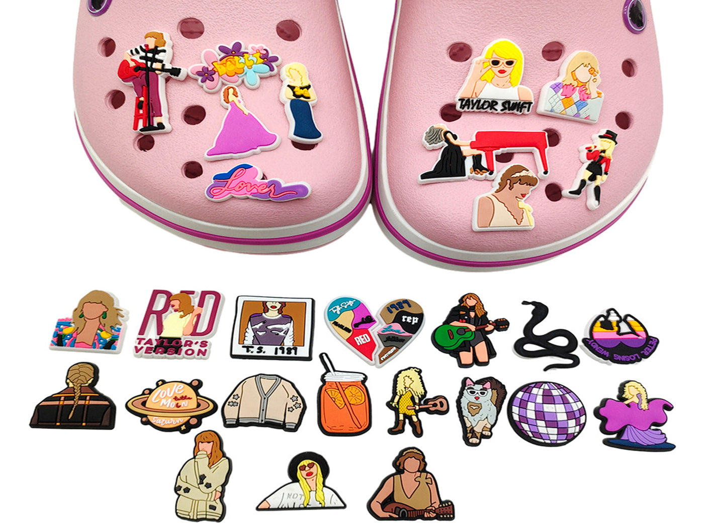 29Pcs Taylor Swift Inspired Croc Charms