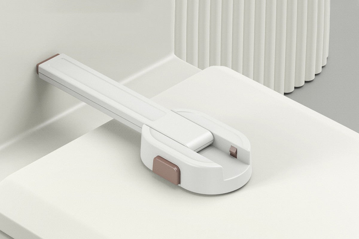 1 x Child Proof Toilet Lock with 2pcs Door Lever Lock