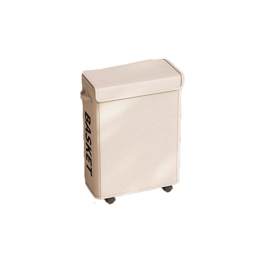 Under Desk Rolling Storage Cart with Lid Office Organizer Under Desk Utility Cart