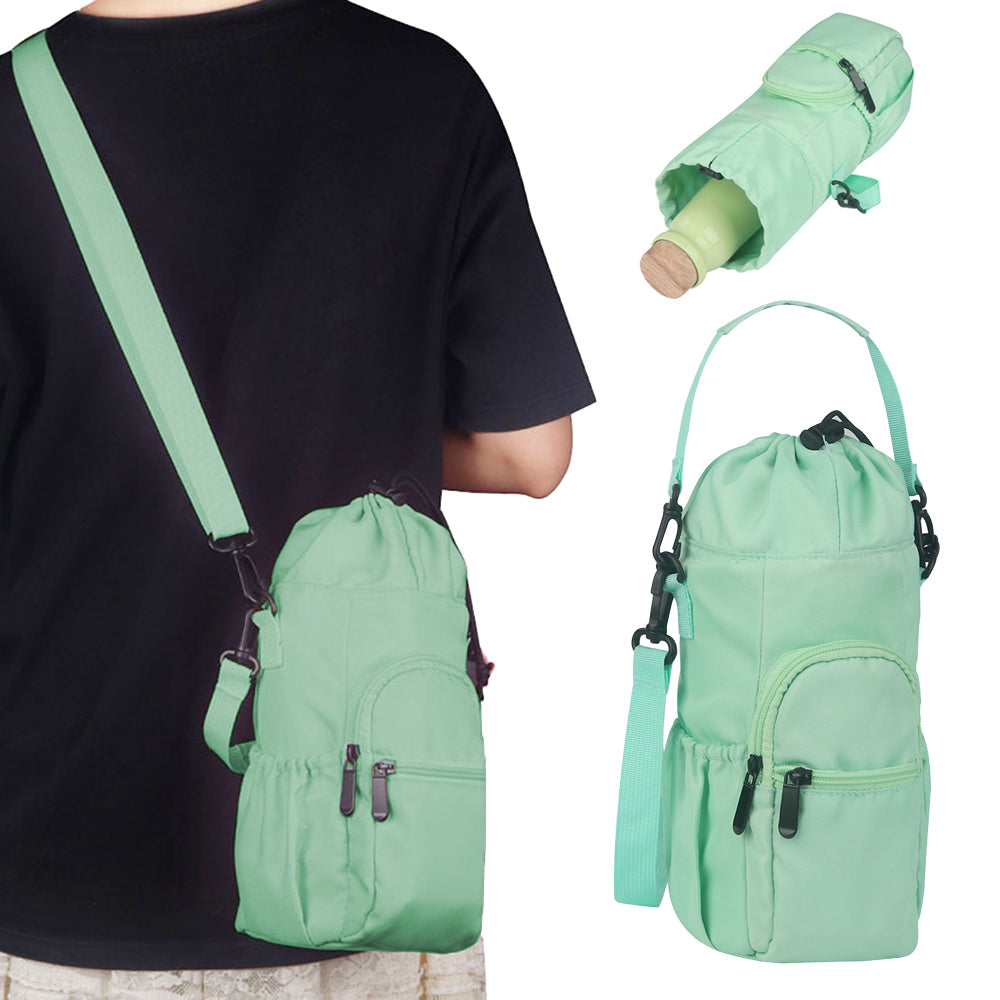 Water Bottle Sling Bag Crossbody Water Bottle Pouch