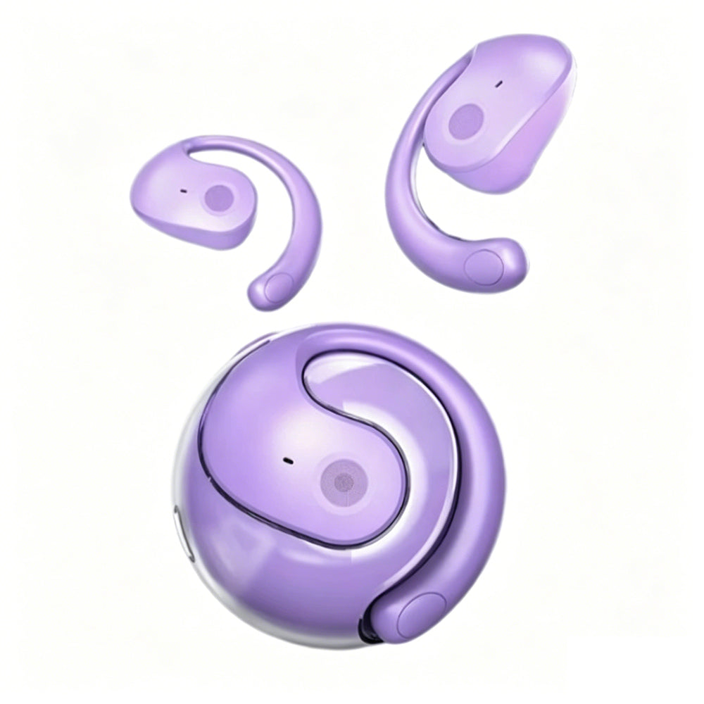 Wireless Bluetooth Open Ear Earbuds Headphone Hook Design for Sports