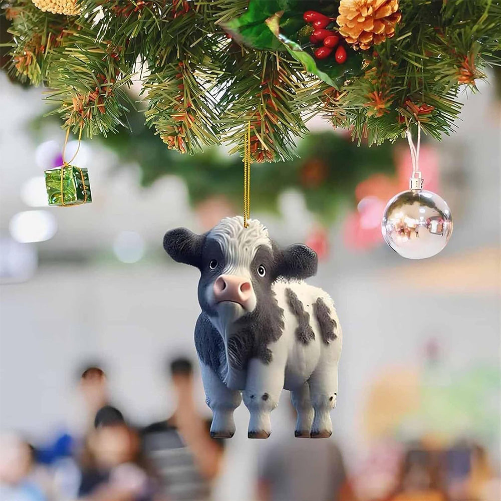 Christmas 24 Days Calendar Blind Box Collectible Christmas Funny Dog/Cow Set