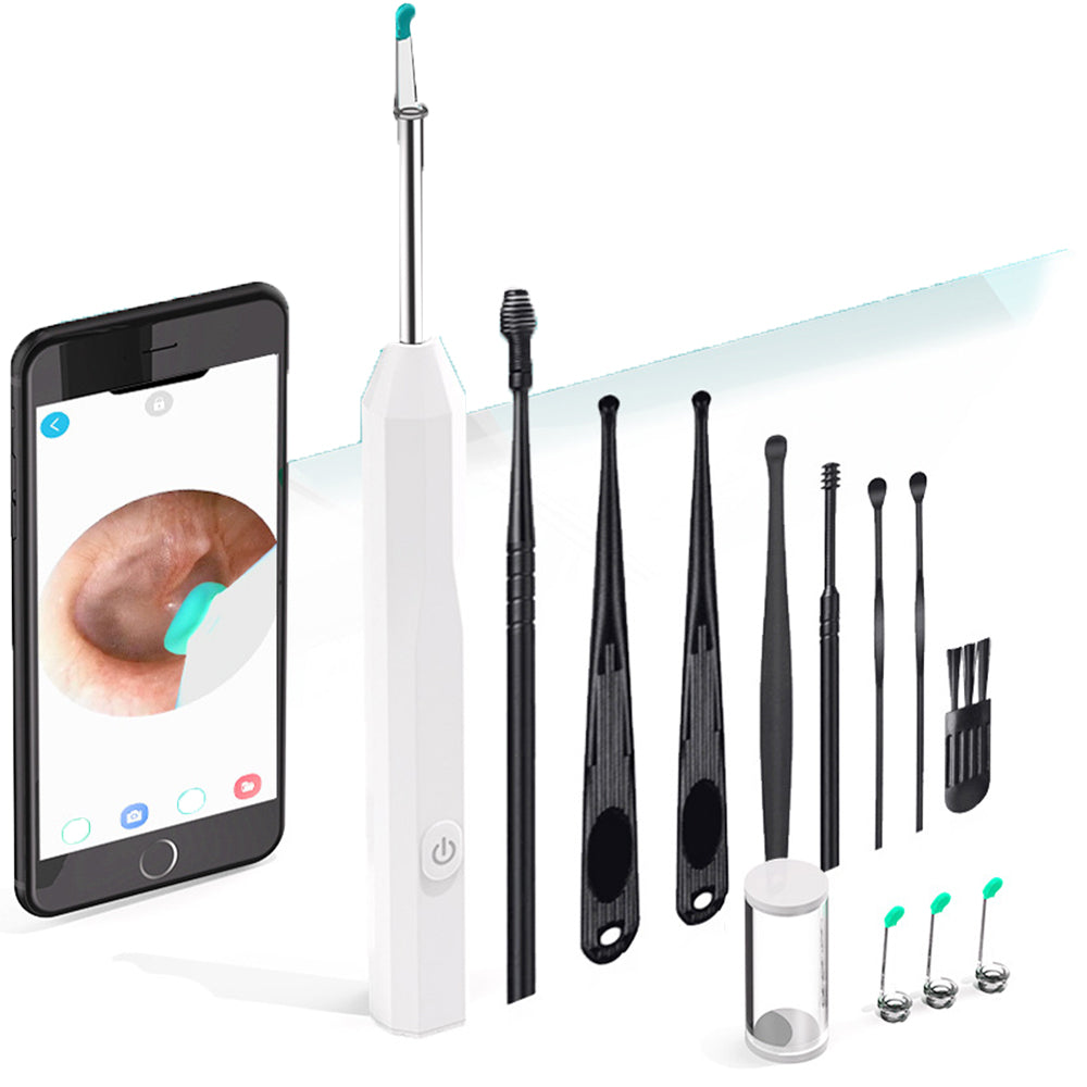 WIFI Connection Ear Wax Removal Tool Ear Set Camera Wireless Ear Endoscope Spoon