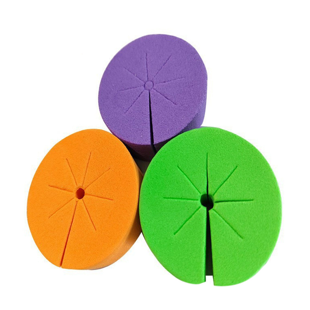 100 Pack EVA Hydroponic Growing Sponge Foam Plugs for Seed Germination