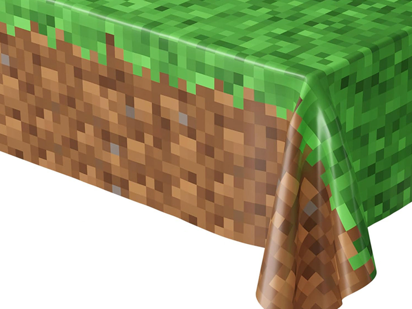 3 X Minecraft Inspired Table Cover Gamer Party Supplies Tablecloths