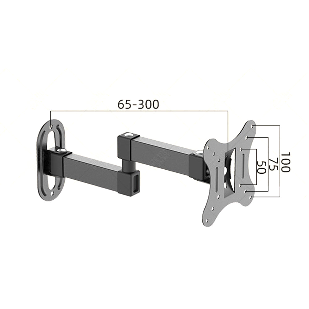 Full Motion TV Wall Mount Bracket for 14-27 Inch