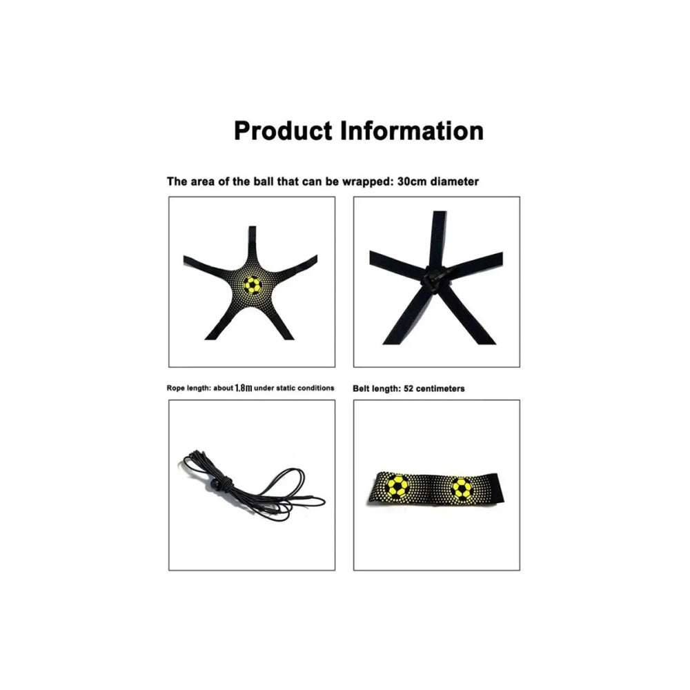 Football Kick Trainer Belt Soccer Ball Kicking Belt