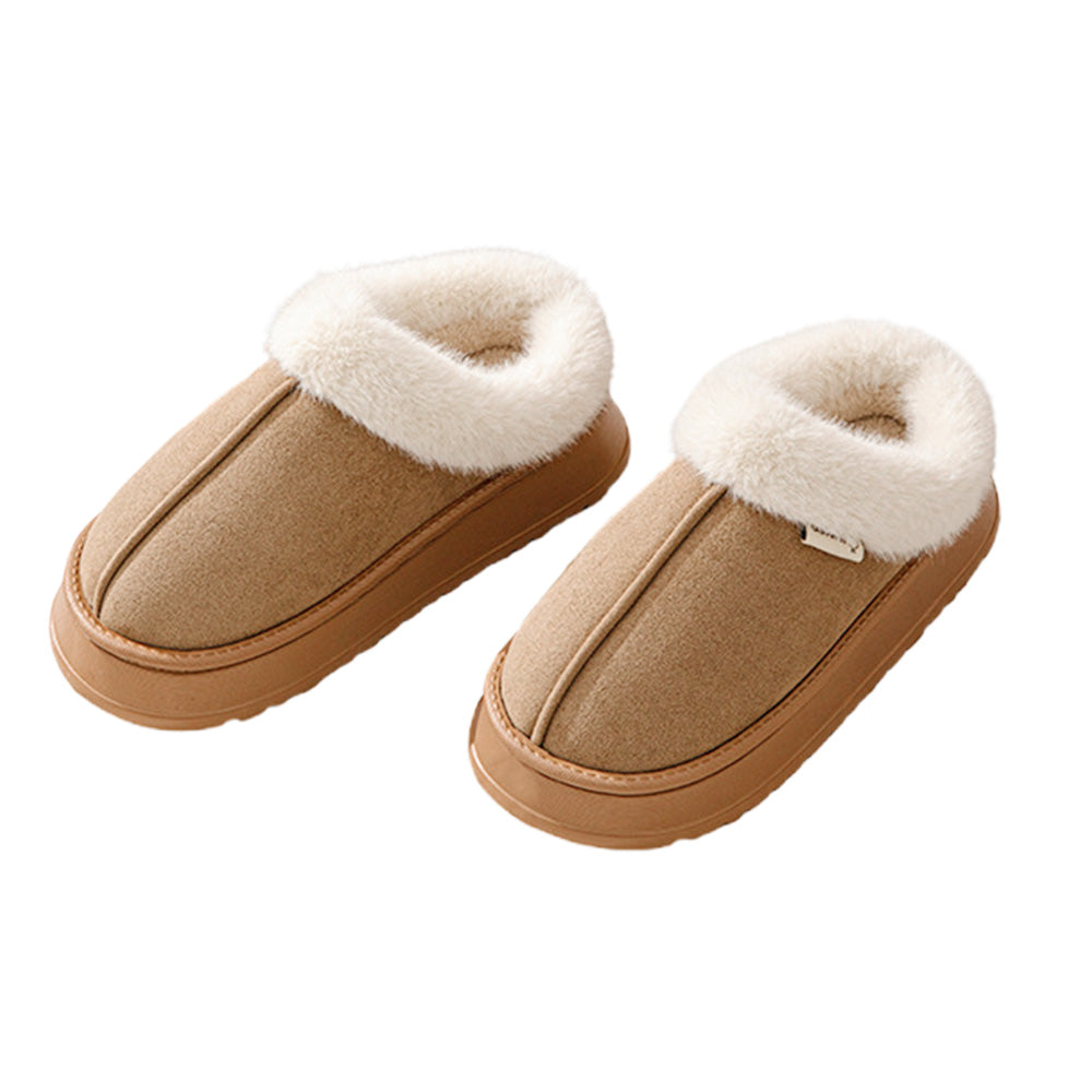 Winter Warm Slipper Indoor Slip On Shoes with Anti-Slip EVA Sole for Men and Women