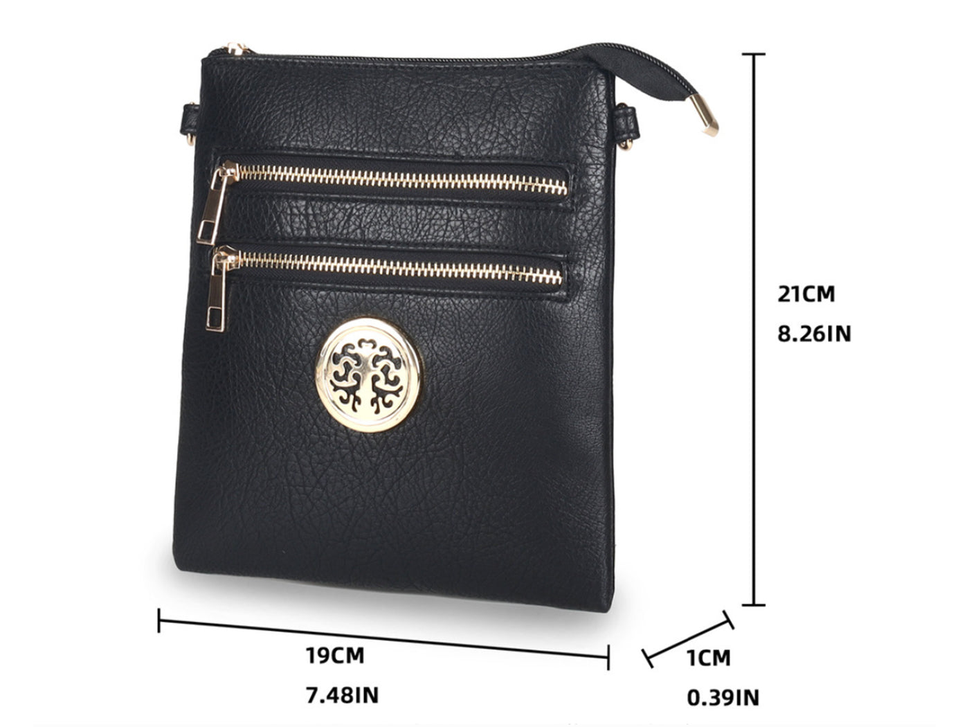 Women's Detachable Crossbody Messenger Bag