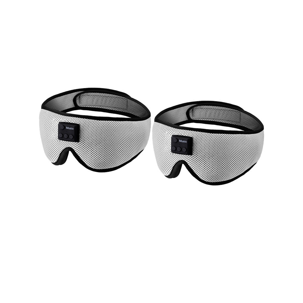 2Pcs Bluetooth Sleeping Headphone 3D Eye Mask Wireless Sleeping Eye Mask