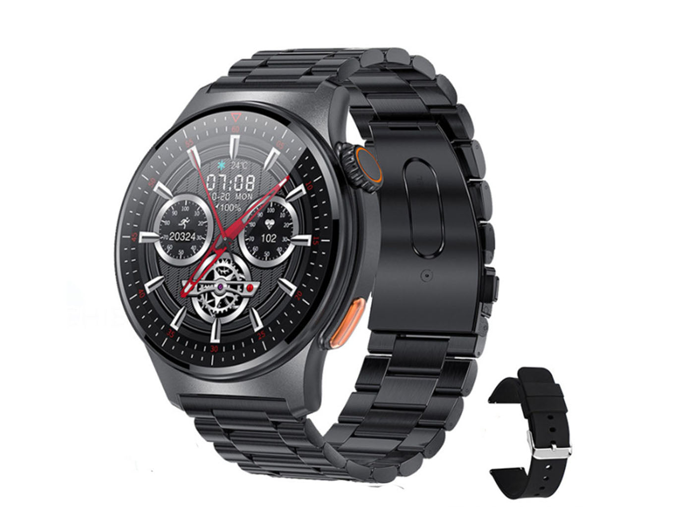 Smart Watch GPS Tracker with Blood Pressure Monitor Waterproof Fitness Tracker